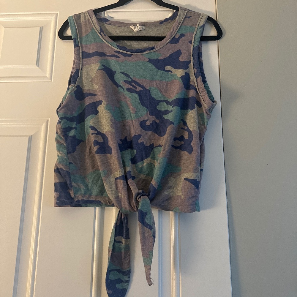 tribal jeans tank  